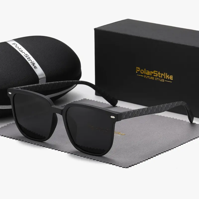 Unisex Square Frame Sunglasses, Fashionable Sunglasses, Trendy Casual UV400 Polarized Sunglasses for Everyday Use, Fashion Accessories for Outdoor Activities, Polarized Eyewear