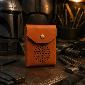 Leather Voice Amplifier Pouch