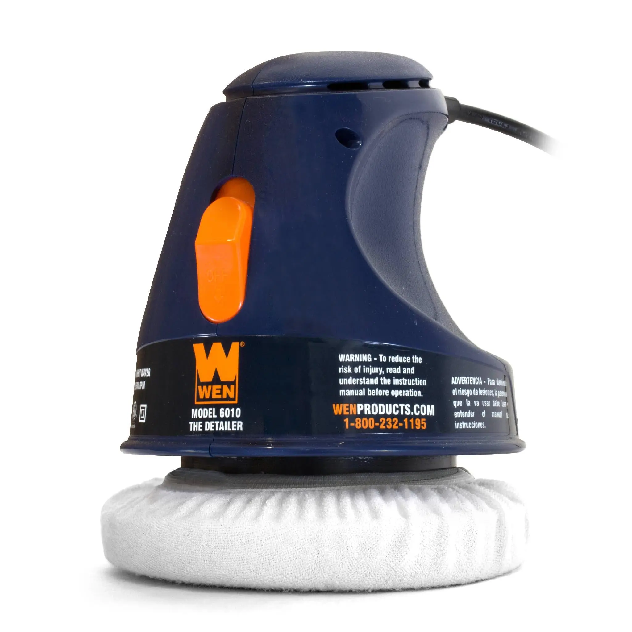 WEN 6010 6-in Random Orbital Polisher - Power Tool for Polishing, Paint Polish Polishers, Portable