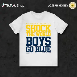 Shock The World 2026 Basketball Champions Shirt, Blue Team Victory Tee, College Hoops Fan Gift, Unisex Graphic T-Shirt