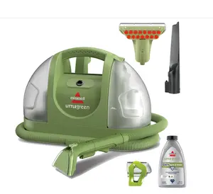 Little Green Multi-Purpose Portable Carpet and Upholstery Cleaner, Car and Auto Detailer, with Exclusive Specialty Tools, Green, 1400B