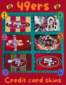 SAN FRANCISCO FOOTBALL 49 HIGH QUALITY CREDIT DEBIT CARD SKINS