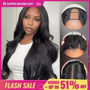 【Upgraded】ISEE HAIR Body Wave & Butterfly Cut Layer Human Hair U Part Wigs Real Scalp Beginner Friendly Natural Color For Women #Category Spotlight SpringStatements