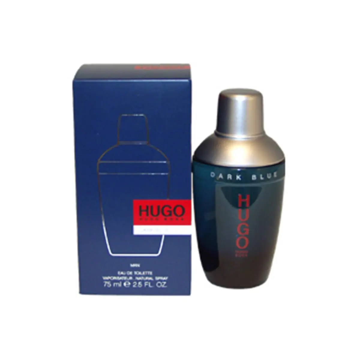HUGO BOSS Men's Hugo Aromatic Citrus-Ginger Invigorating EDT Cologne Spray, 2.5 oz, Infused with Fresh Moss, Dark Blue Scent