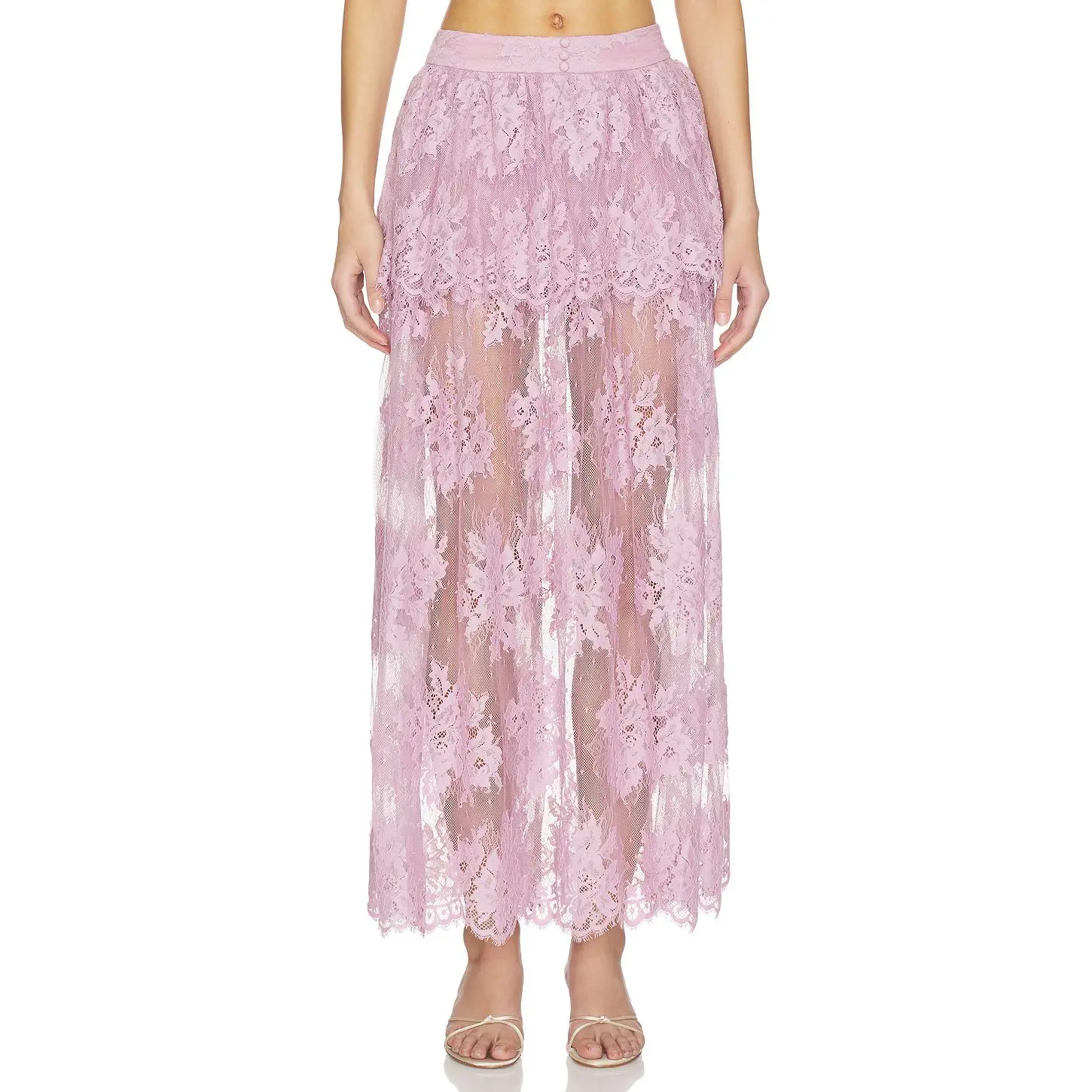 Steve Madden Arietty Skirt in Mauve Shadows