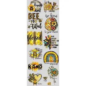 Bee Kind DTF Transfers Gang Sheet 22” wide x 60” long DTF Gang Sheet