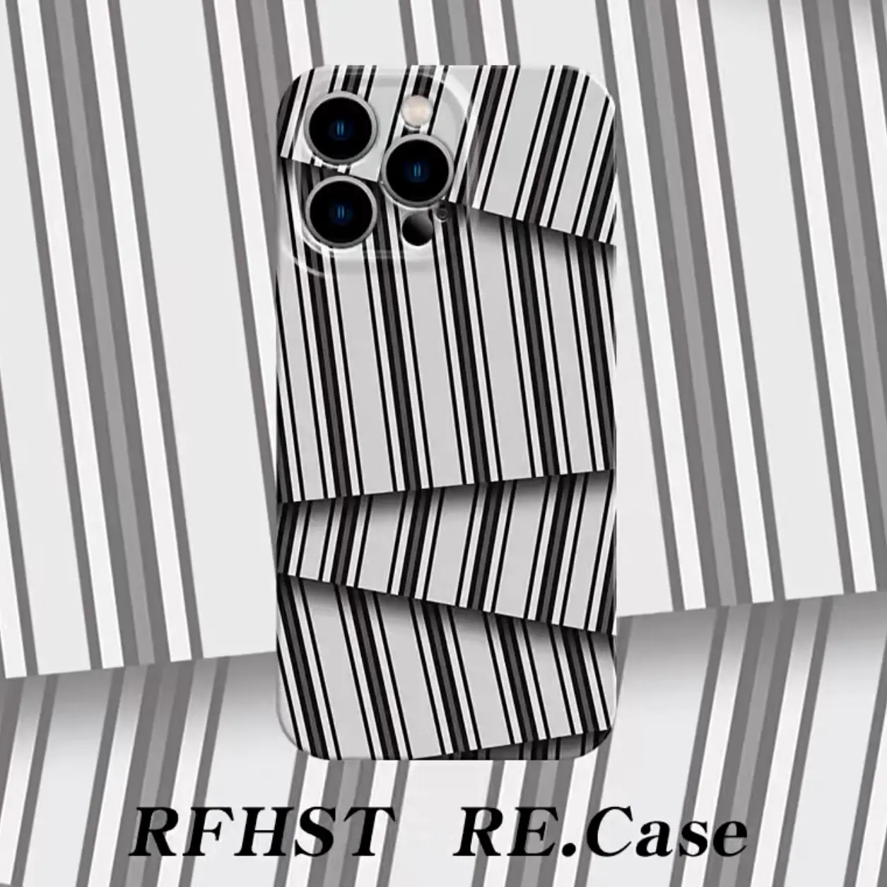 Irregular stripes are fashionable and suitable for iPhone 17/16/15/14/13/12/11 Pro Max Plus and Samsung S and A series Anti-drop phone case with screen protector 995