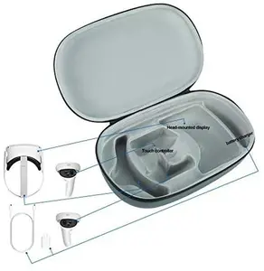 Mytrix Carrying Case for Meta/Oculus Quest 2 VR Headset, Controllers, and Accessories, Virtual Reality Protective Travel Hard case, Lightweight Quest 2 All-in-One Storage