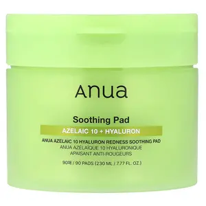 Anua Azelaic 10 Hyaluron Redness Soothing Pad, 90 Pads
