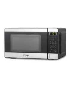 Commercial Chef 0.7 Cu. Ft. Countertop Microwave Oven, Touch Controls with Digital LED Display, 700W Small Microwave, Recessed Door Handle, 10 Power Levels, CHM770W, White