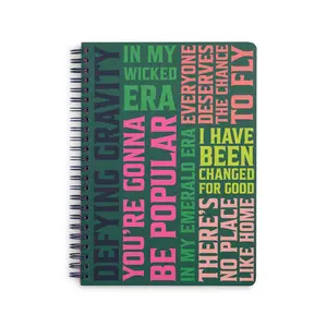 “For Good” 🧙‍♀️ Wicked Mini Notebook, Wicked Word Cloud