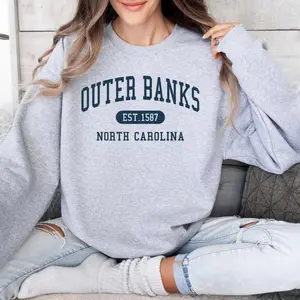 Outer Banks Est 1587 shirt, Vintage Outer Banks shirt, OBX North Carolina Sweatshirt
