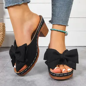 Obsessed! Cute Bow Heels That Are Actually Comfy—Cork Insole, Arch Support, Breathable & Wide Feet Friendly, Versatile Shoes For Every Occasion