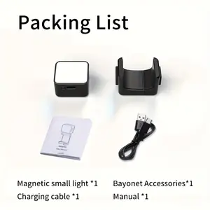 DJI Pocket4/3 Mini Magnetic Photography Fill Light, Color Temperature Can Be Switched, Adjustable Brightness, Type-C Cable Charging, Night Portrait Photography, Food Shooting Vlogging Records, Selfie Fill Light
