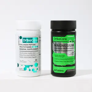 【Detox&Cortisol Bundle】 Drbiocare  Collagen and magnesium Supplement. Collagen, magnesium, Vitamin D3,Vitamin C, Ashwagandha and probiotics 28-in-1