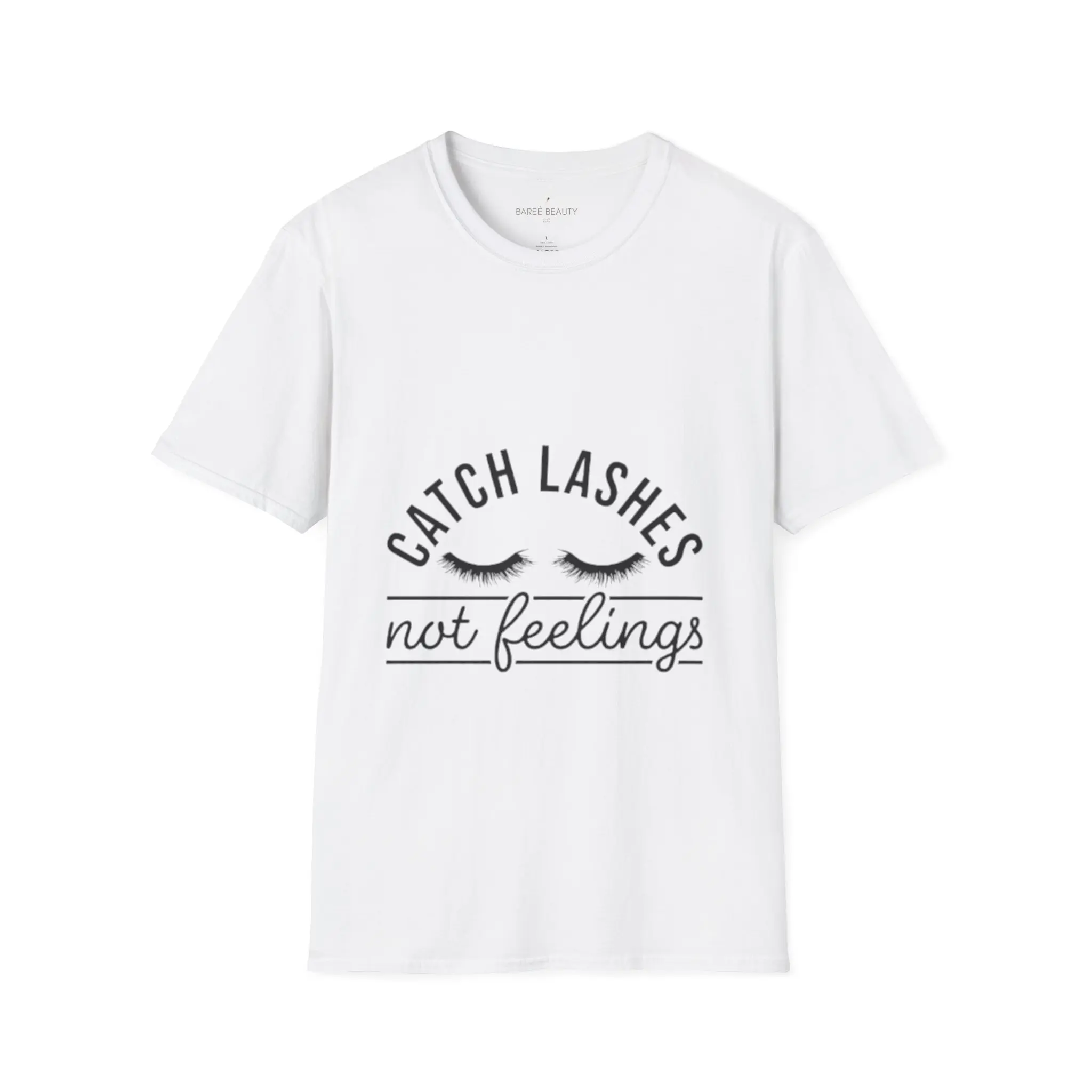 Lash Lover T-Shirt, Makeup Tee, Beauty Shirt, Eye Lash Shirt, Softstyle Shirt, Catch Lashes Not Feelings Shirt