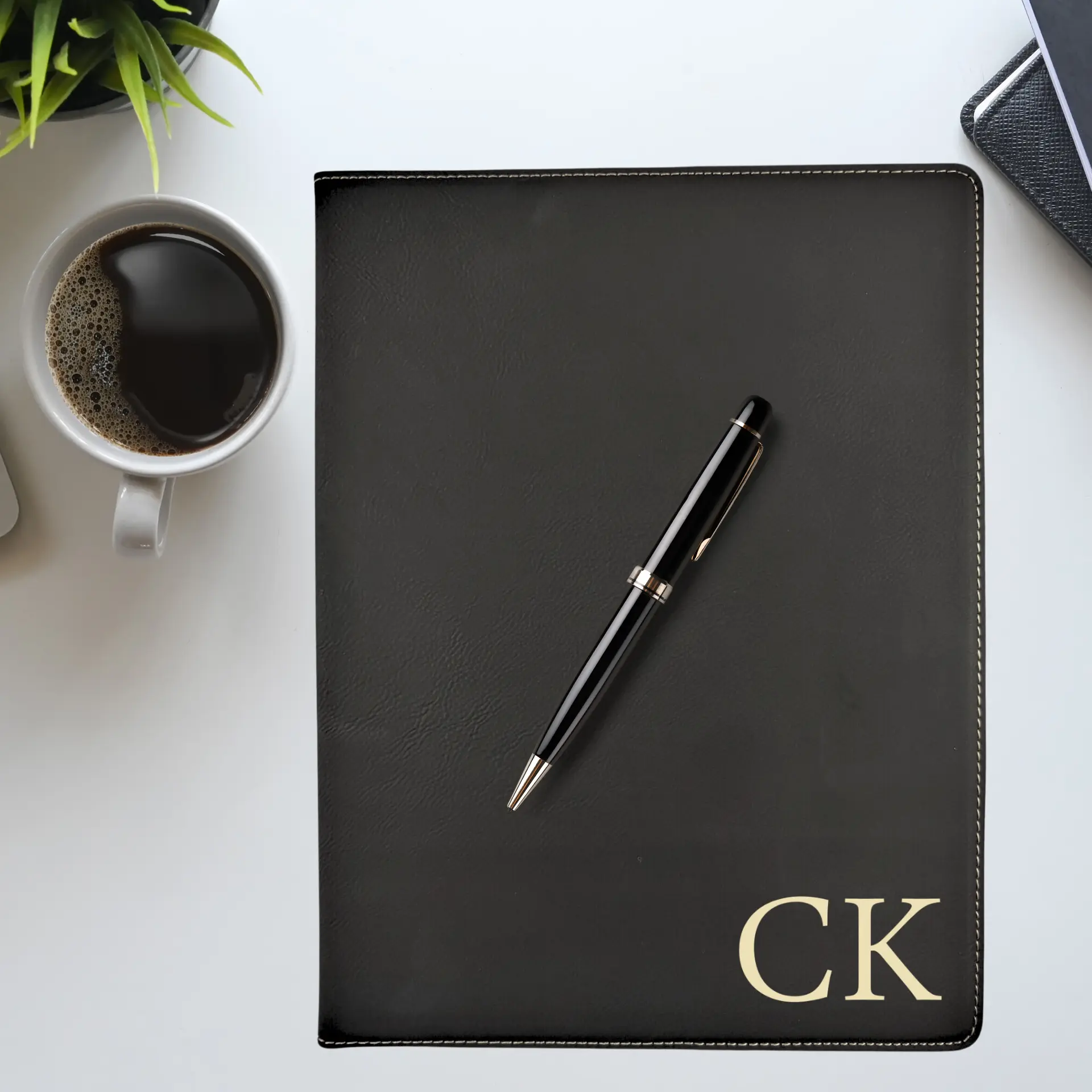Cre8tive Motifs Personalized Vegan Leather Portfolio Padfolio