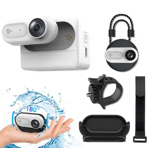 Mini Body Camera 1080P, 64GB Wearable Body Camera with 180°Rotatable Clip & Magnetic Lanyard, 2500mAh Charging Case, IPX7 Waterproof Small Body Camera for Pets, Swimming, Traveling, Working