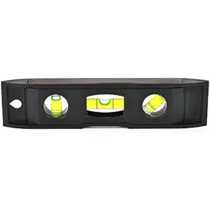 Magnetic Torpedo Level, Spirit Level 3 Bubble Torpedo Magnetic Measuring Tool (6 inch)