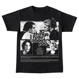 Patrick Verona 10 Things I Hate About You T-Shirt, Vintage 90s Movie Tee, Heath Ledger Inspired Graphic Shirt