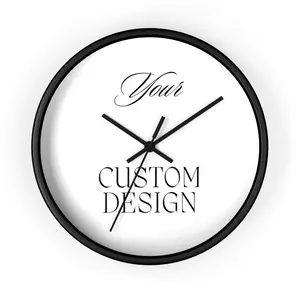 Custom Wall Clock, Personalized Wall Clock, Photo Wall Clock, Home Decoration Clock, Picture Clock, Logo Wall Clock, Custom Text Clock