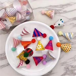 30/45/60pcs Party Hat Gift & Decor Accessory Sets, Party Supplies, Party Accessories, Colorful festive party decorations that serve as the perfect finishing touch for party costumes; ideal for birthdays, holidays, and table decor