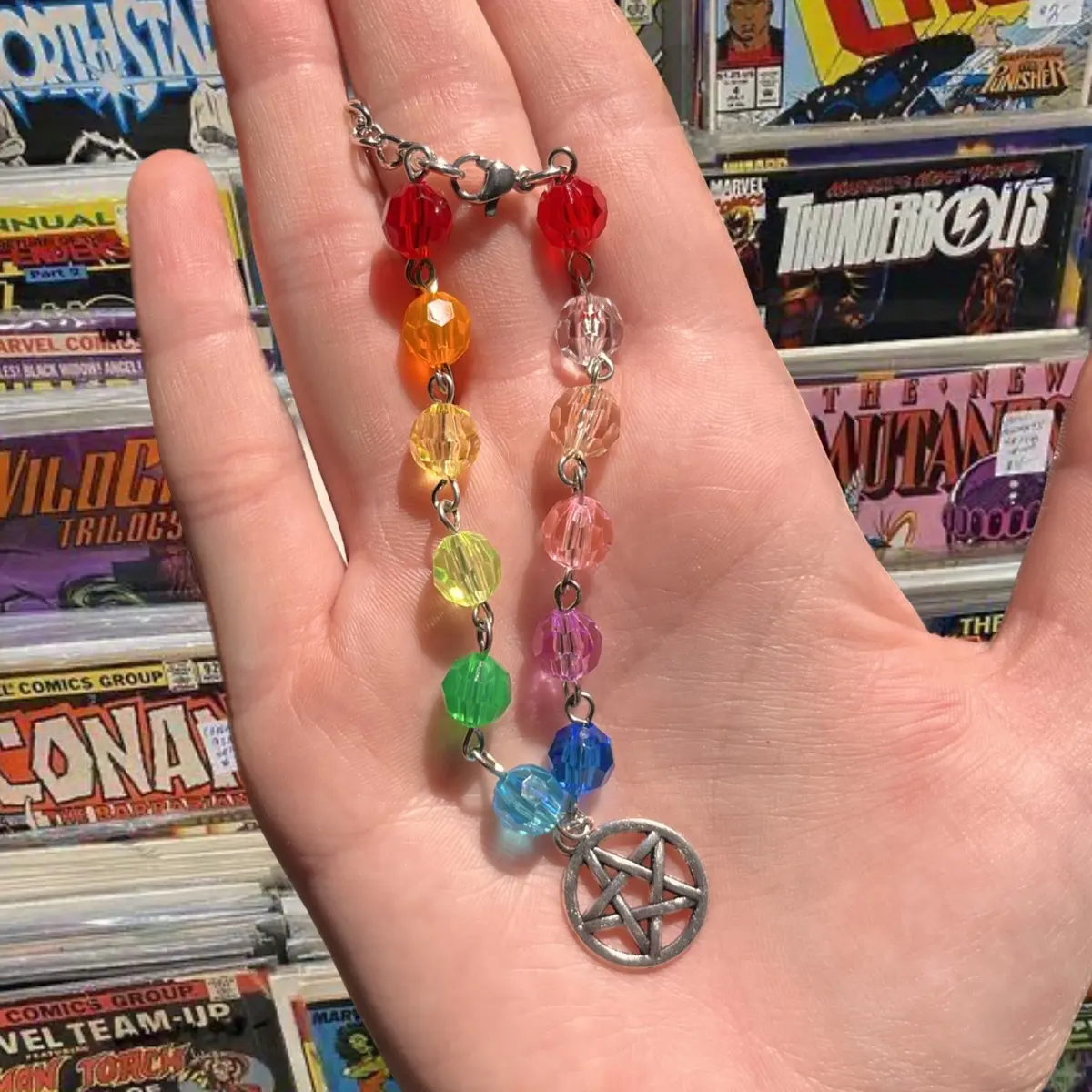 Charlie Bradbury Pride bracelet