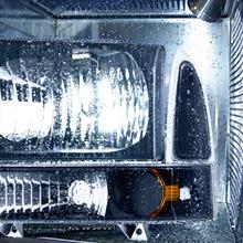 Nilight Headlight Assembly Replacement 1999 2000 2001 2002 2003 2004 F250 F350 F450 F550 Super Duty Black Housing Amber Corner Clear Lens,Headlights Assembly,4 Pack