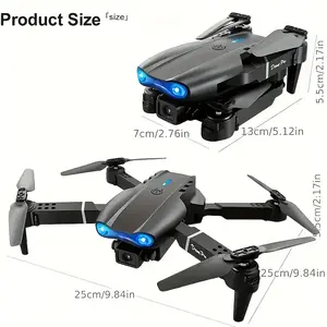 [8K Camera Drone E99pro] 8K Camera E99pro RC Quadcopter - GPS Drone with Brushless Motors, Follow Camera, Loop Flight, Waypoint Flight, Altitude Hold, Headless Mode - RC Toys For Beginners