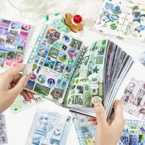 Dreaming of Retro style Sticker Book - die-cut sticker for journaling, diy decoration & scrapbooking