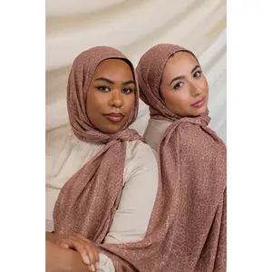 VELA Blushing Crocodile Print Modal Hijab