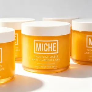 MICHE Beauty Tropical Oasis Anti-Humidity Frizz Fighting Hair Gel 8.8 oz Firm Hold for Curly Coils Wavy Hair Alcohol-Free Formula Haircare