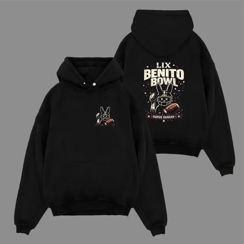 Benito Bowl 2026 Vintage Washed Graphic Tee, Funny Football Bad Bunnie Design Shirt, Team Benito Shirt, Here For The Benito Bowl The Best Haft Time Shirt