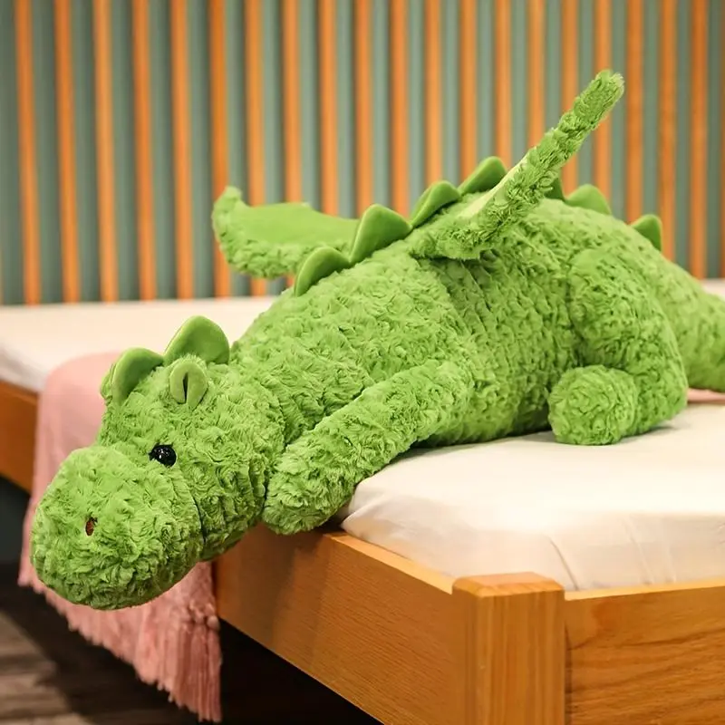 Dinosaur Design Stuffed Toy, Cute Dinosaur Plush Toy, Stuffed Animal, Soft Stuffed Animals, Soft & Comfy Plush Toy for Birthday Gift, Soft Cuddly Gift, Home Decor, Room Decor