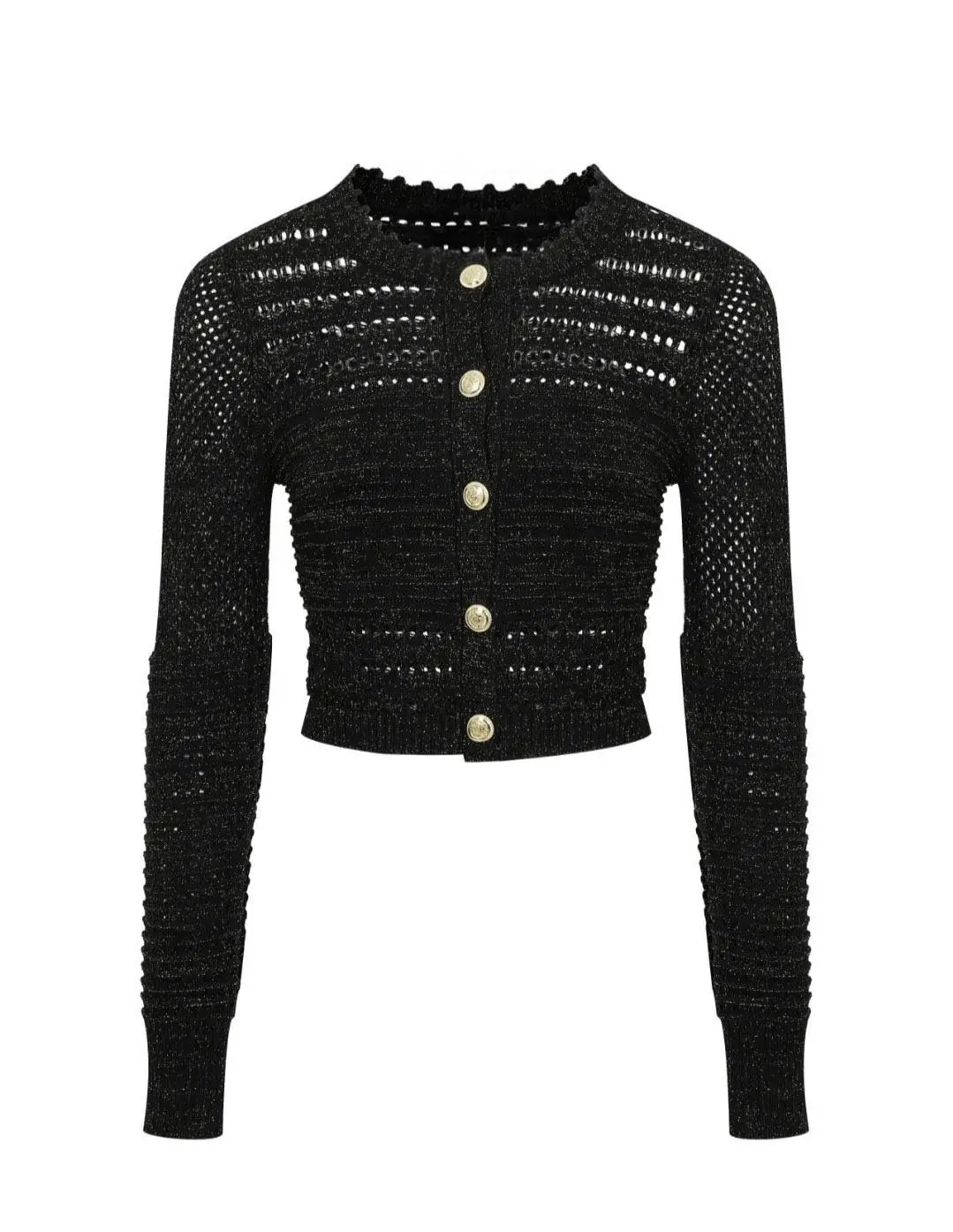 Always Distressing Me Out Lurex Cardigan