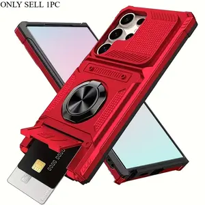Phone Case - Phone Case - The [Rongjia] Protective Hidden Dual Card Slot Phone Case Is Compatible with for Samsung Galaxy S26 S25 Edge S25 S24 S23 Ultra Plus FE Series