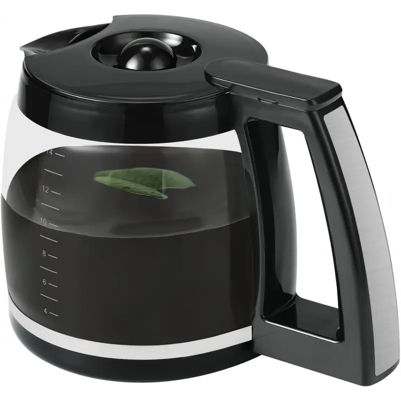 14-Cup Glass Coffee Carafe Replacement Compatible with Cuisinart Models  DCC-3200P1, DCC- 3200, DCC-2200RC, Coffee Pot Replacement 14 Cup with Ergonomic  Handle and Dripless Spout - TikTok Shop