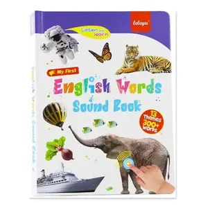 Interactive Audio English Point-and-Read Talking Book, Toddler-Friendly Early Learning Educational Tool (Toys & Hobbies, Educational Toys, Flash Cards Category)