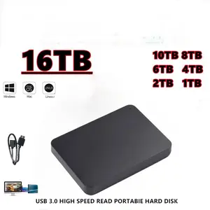 External Storage Hard Drive: 16TB / 10TB / 8TB / 6TB / 4TB / 2TB / 1TB Portable USB 3.0 External Hard Drive - High Capacity, Compatible with Windows / macOS / Linux, High-Speed ​ ​ Transfer