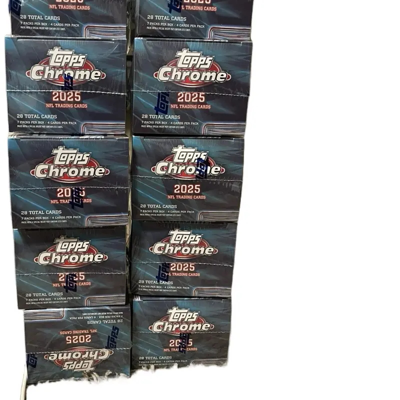 Furyuscardbreaks - 10 2025 Topps Chrome Football blaster boxes break PYT