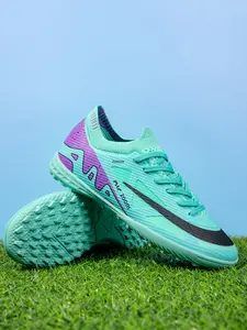 Men's High-End Seamless Football Shoes, Anti-Slip Durable Outdoor Lawn Soccer Shoes, Super Grip and Support, Fashionable and Stylish, Turf Shoes, Football Cleats, Football Field Boots