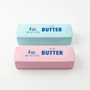 Crunchy Sound Butter Bar Squishy Toy, Crispy ASMR Butter Stick Squeeze Fidget Toy, Soft Sensory Stress Relief Desk Toy