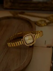 Women's Elegant Square Dial Watch, French Vintage Design, Quartz Movement, Waterproof, Stainless Steel & Leather Strap Options, Square Watches, Modern Fashionable Wristwatch