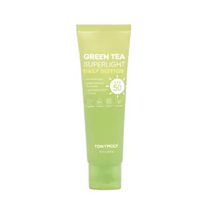 Green Tea Superlight Daily Defense 50 SPF Sunscreen 50ml - Lightweight, Moisturizing Formula with Green Tea Extract, Niacinamide & Panthenol Facial Gentle