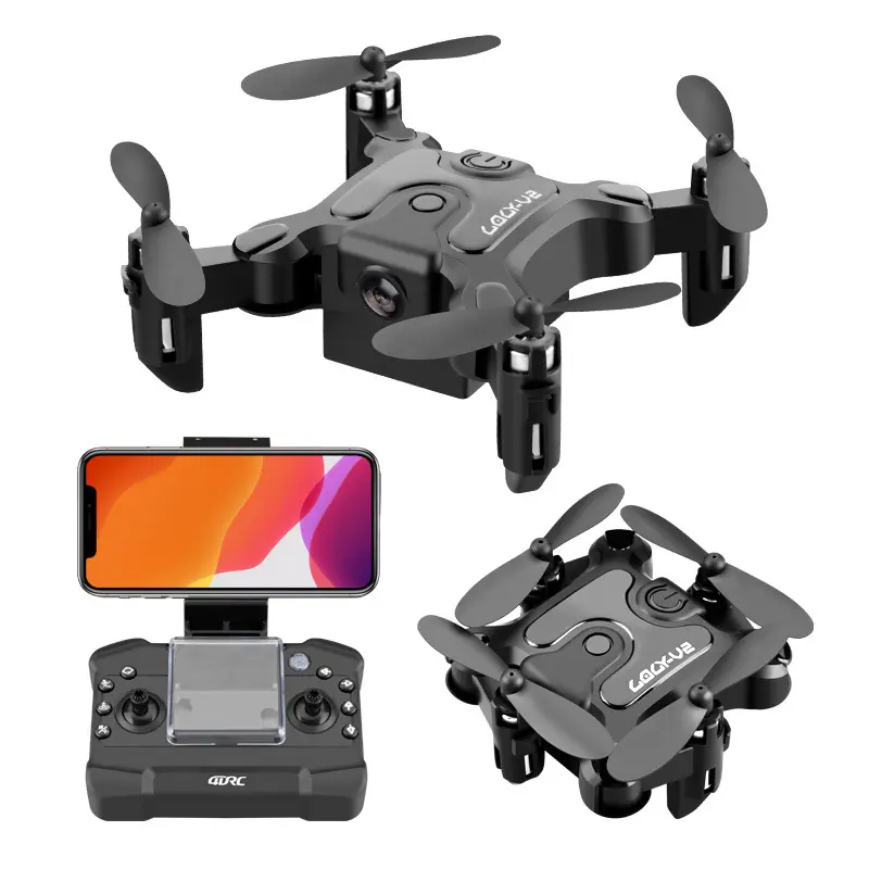 V2 Smart Foldable Mini Drone with HD Camera - Professional Quadcopter Designed for Kids Beginners and Young Aerial Explorers