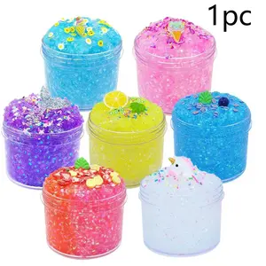 70ML Slime Set, Transparent Crystal Mud, Fruit Animal Colorful Slime Kit, New Edition, Fun Sensory Play, Perfect for Kids & Adults, Squishy