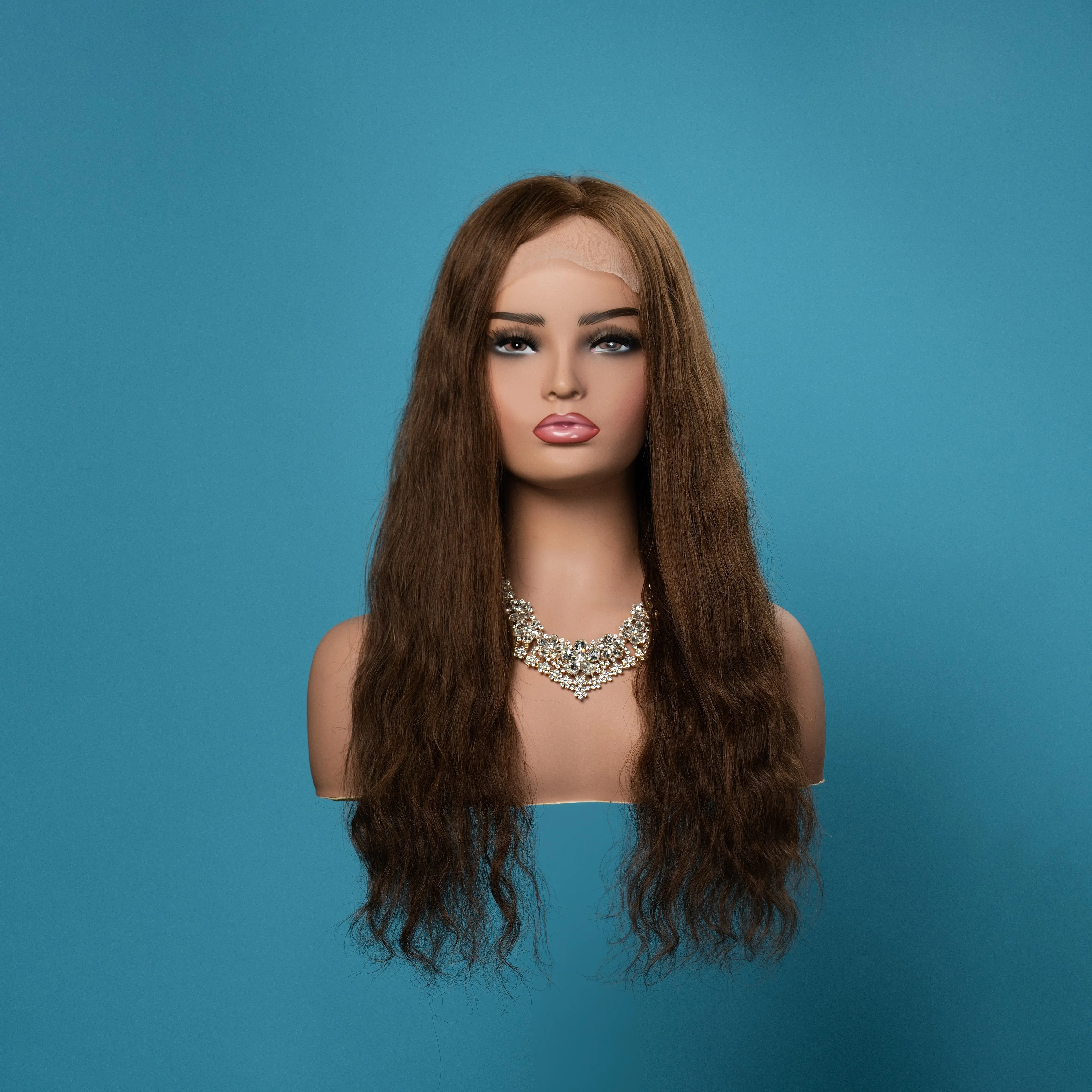 Isabella Silk Top Wig | 26" | Golden Medium Brown