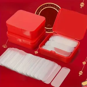 2-Pack Transparent Double-Sided Tape | Removable & Strong Adhesive with Storage Case!