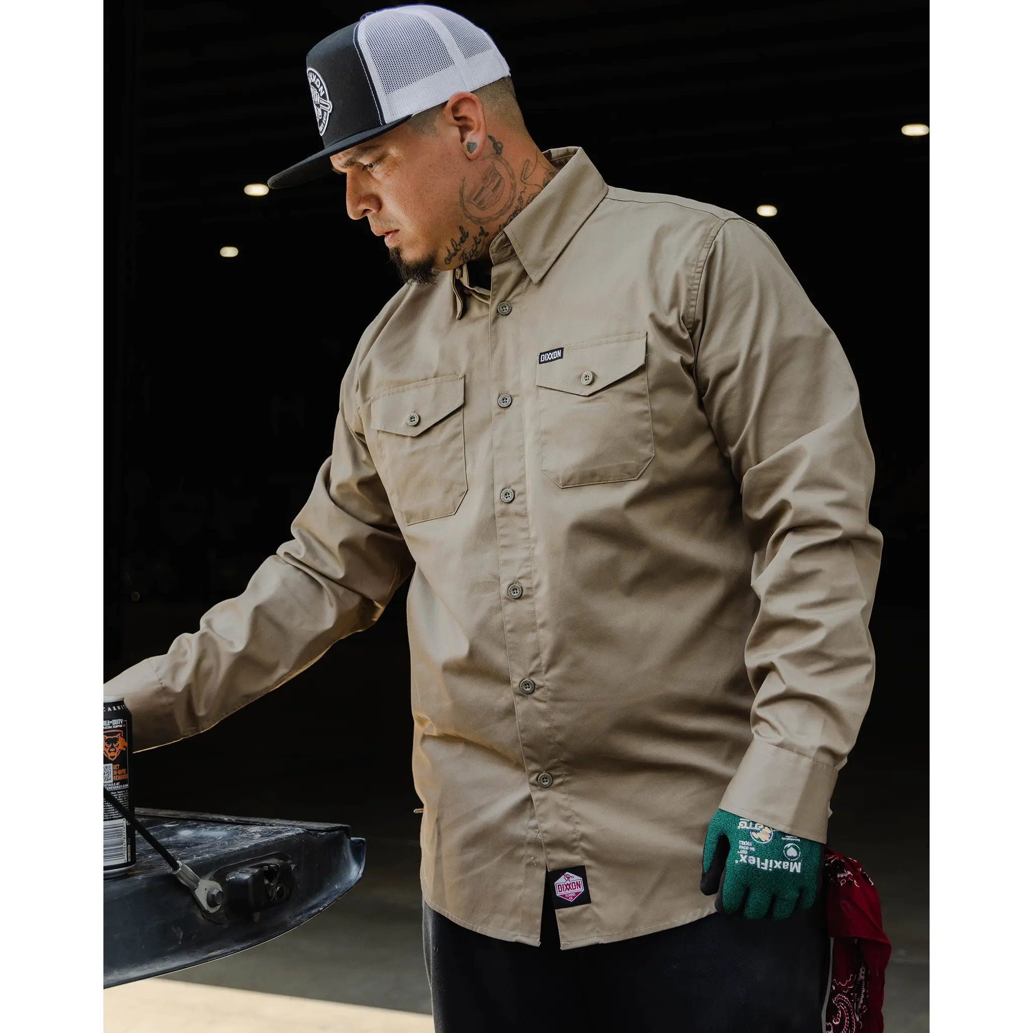 WorkForce Long Sleeve Work Shirt - Khaki