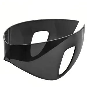 Futuristic Sunglasses for Men Women Oversized Wrap Around Shield Fashion Chic Mask Plastic Sun Glasses Shades